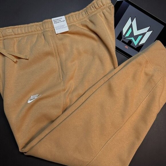 Nike NSW Club Fleece Jogger Tapered Flax Men’s Sizes BV2671-224